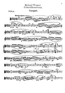 Twilight of the Gods, WWV 86d: parte violas by Richard Wagner