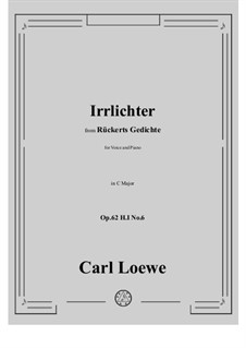 Irrlichter, H I No.6: C maior by Carl Loewe
