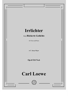 Irrlichter, H I No.6: C sharp Major by Carl Loewe