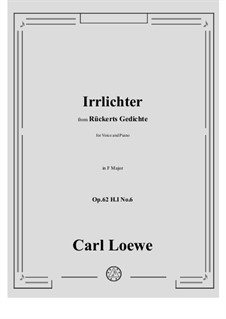 Irrlichter, H I No.6: F Maior by Carl Loewe