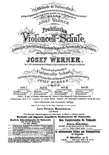 Practical Method for Violoncello with Piano Accompaniment, Op.12: livro II by Josef Werner