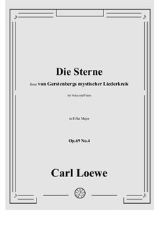 No.4 Die Sterne: E flat maior by Carl Loewe