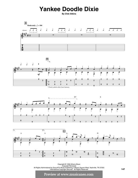 Yankee Doodle: Para Guitarra by folklore