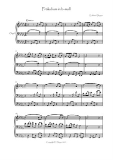 24 leichte Präludien für Orgel: Präludium b-moll by Eckhard Deppe