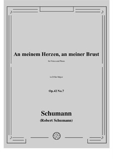 No.7 Here on My Bosom, Here on My Breast: D flat Major by Robert Schumann
