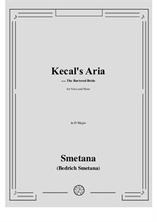 Kecal's Aria: D maior by Bedřich Smetana