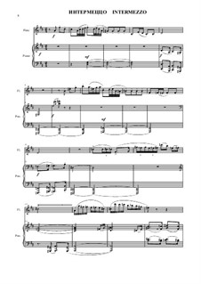 Suite for flauto & piano (6 movements): 3 mov. Intermezzo by Vladimir Polionny