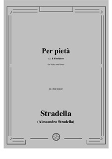 Il Floridoro: Per pietà in e flat minor by Alessandro Stradella