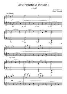 Little Pathetique Prelude 2: Little Pathetique Prelude 2 by Galina Bobrova