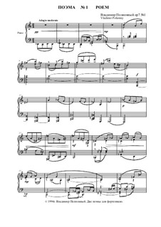 2 Poems for piano: No.1 by Vladimir Polionny