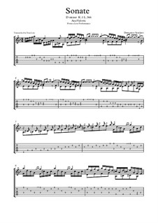 Sonata No.366 in D Minor, K.1 L.366 P.57: Para Guitarra by Domenico Scarlatti