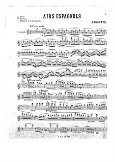 Spanish Arias, Op.18: Parte de solo by Pablo de Sarasate