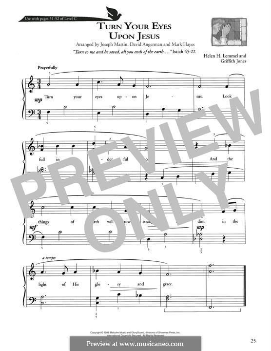Turn Your Eyes Upon Jesus (The Newsboys): Para Piano by Helen H. Lemmel