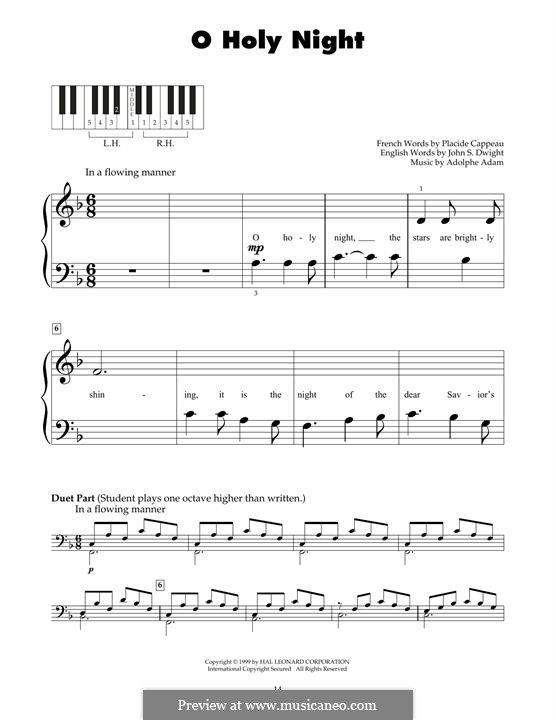 Piano version: para um único musico (Editado por H. Bulow) by Adolphe Adam