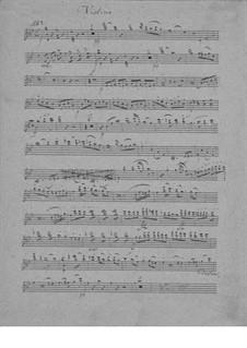 Piano Trio in B Flat Major, D.28: parte do violino by Franz Schubert