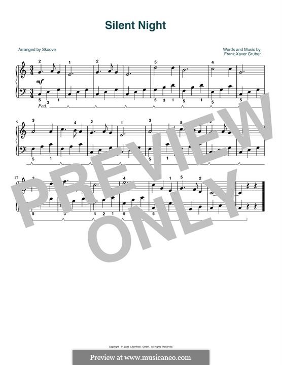 Piano version: para um único musico (Editado por H. Bulow) by Franz Xaver Gruber