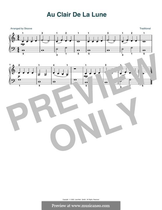 No.3 Clair de lune, for Piano: para um único musico (Editado por H. Bulow) by Claude Debussy