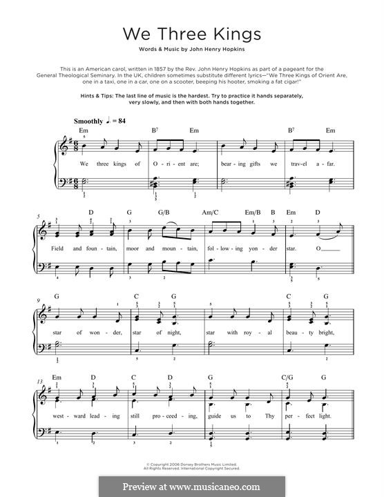 Piano version: para um único musico (Editado por H. Bulow) by John H. Hopkins Jr.