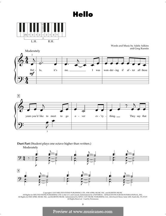 Instrumental version: Para Piano by Adele, Greg Kurstin