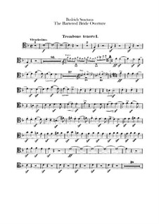 Complete Opera: Abertura - parte trombones by Bedřich Smetana