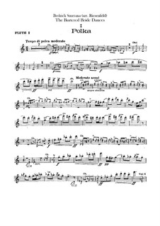 Three Dances: parte de flautas by Bedřich Smetana