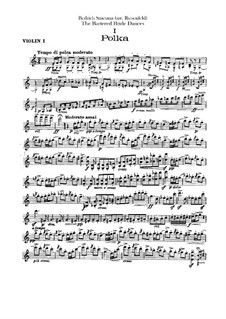 Three Dances: Partes de violinos I by Bedřich Smetana