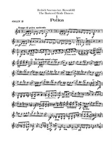 Three Dances: violino parte II by Bedřich Smetana
