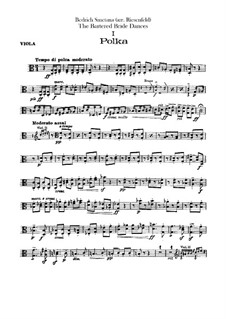 Three Dances: parte viola by Bedřich Smetana