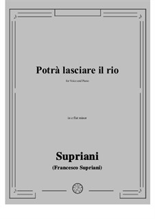 Potrà lasciare il rio: E flat minor by Francesco Supriani