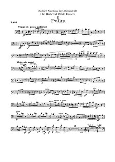 Three Dances: Parte contrabaixo by Bedřich Smetana