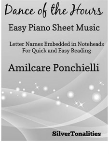 Dance of the Hours: Facil para o piano by Amilcare Ponchielli