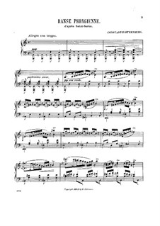 Danse phrygienne: Para Piano by Constantin Sternberg