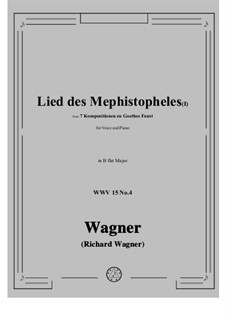 No.4 Lied des Mephistopheles (I): B flat Maior by Richard Wagner