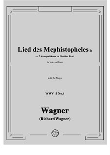 No.4 Lied des Mephistopheles (I): G flat Major by Richard Wagner