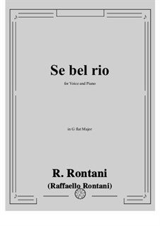 Se bel rio: G flat Major by Raffaello Rontani