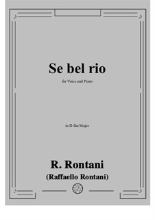 Se bel rio: D flat Major by Raffaello Rontani