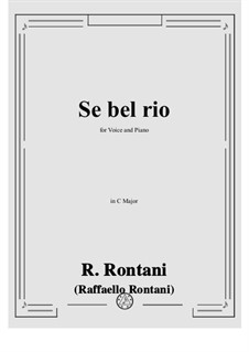 Se bel rio: C maior by Raffaello Rontani