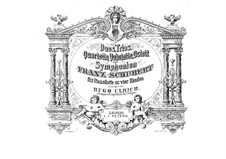 String Quartet No.13 in A Minor 'Rosamunde', D.804 Op.29: arranjos para piano de quatro mãos by Franz Schubert