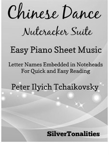 No.6 Chinese Dance: Facil para o piano by Pyotr Tchaikovsky