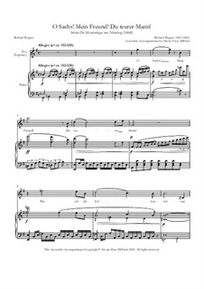 Fragments: O Sachs! Mein Freund! (Eva's aria) by Richard Wagner