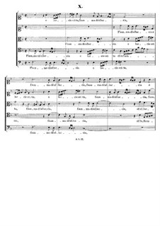 Italian Madrigals, Op.1: No.10 Flamma ch'allacia, SWV 010 by Heinrich Schütz