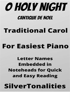 Piano version: For easiest piano by Adolphe Adam
