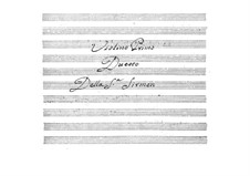Duo for Two Violins: Duo for Two Violins by Maddalena Laura Sirmen