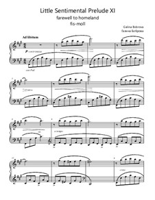 Volume 3: Prelude 11 'farewell to homeland' by Galina Bobrova