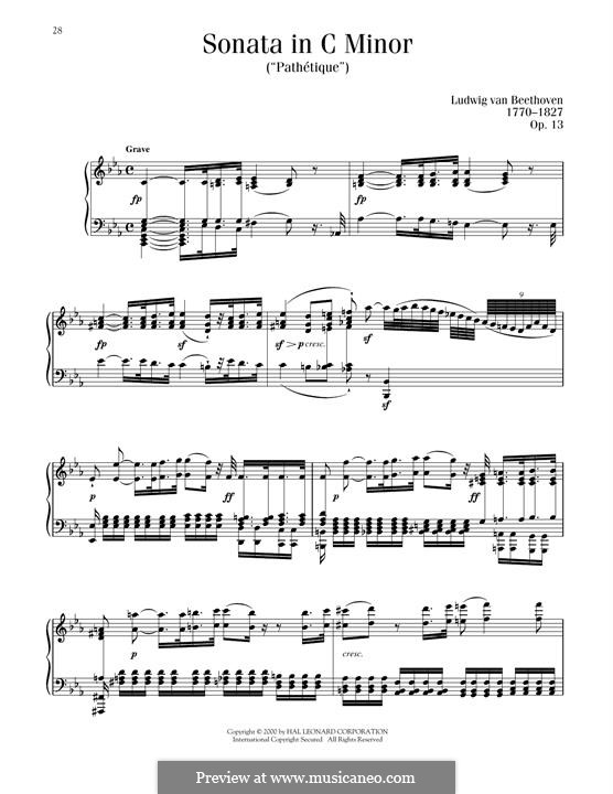All Movements: para um único musico (Editado por H. Bulow) by Ludwig van Beethoven