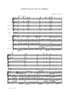 Cello Concerto Nr.2 in A, ICS 1: Cello Concerto Nr.2 in A by Carl Stamitz