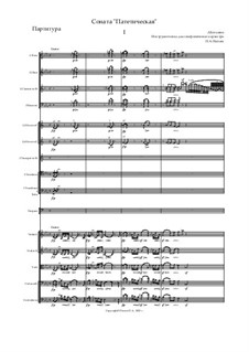 Movement I: Arrangement for symphonic orchestra by Ludwig van Beethoven