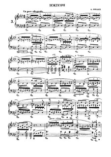 Nocturnes for Piano: Nocturne No.3 by John Field
