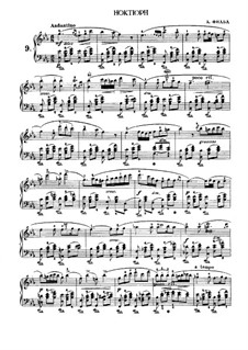 Nocturnes for Piano: Nocturne No.9 by John Field