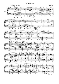 Nocturnes for Piano: Nocturne No.17 by John Field
